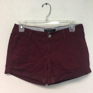 Maroon Aeropostale shorts